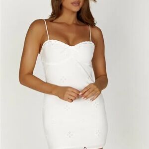 Meshki White Mini Dress